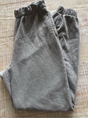 Hollister Gray Fleece Jogger Pants